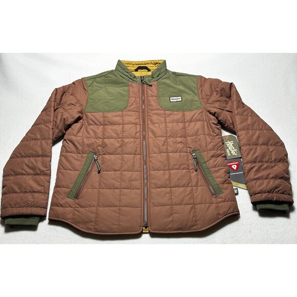 Howler Bros Merlin Jacket Mens Small Puffer Quilted Soft Shell Cherrywood NWT